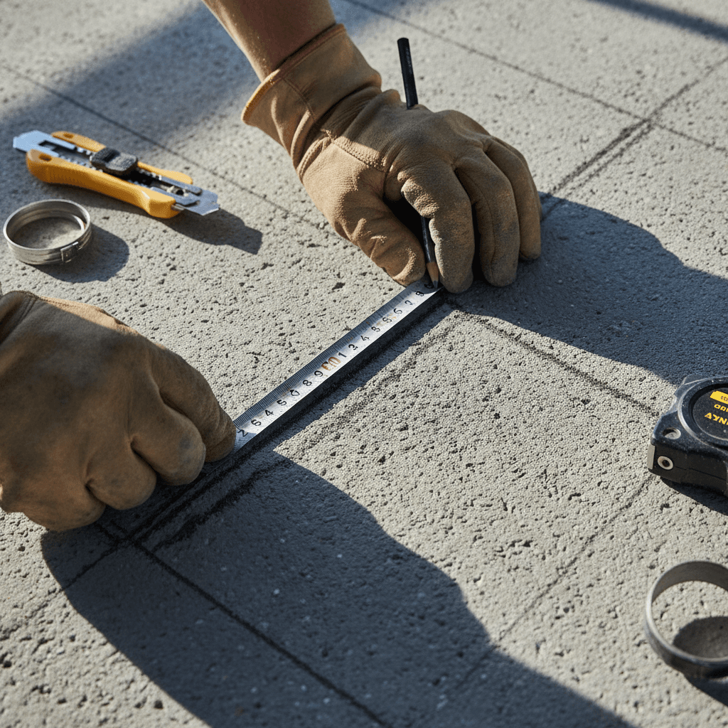 Flooring installation measurement and preparation